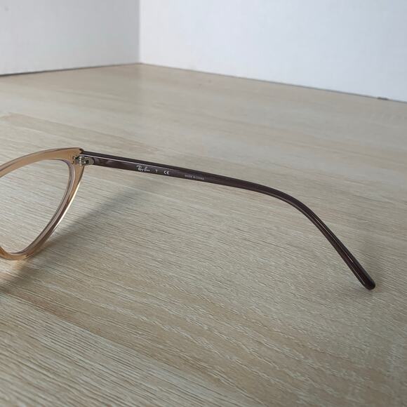 Ray-Ban RB7188 5940 Eyeglasses Sunglasses Brown Cat Eye Frames Only 52-18-140 - Picture 6 of 8